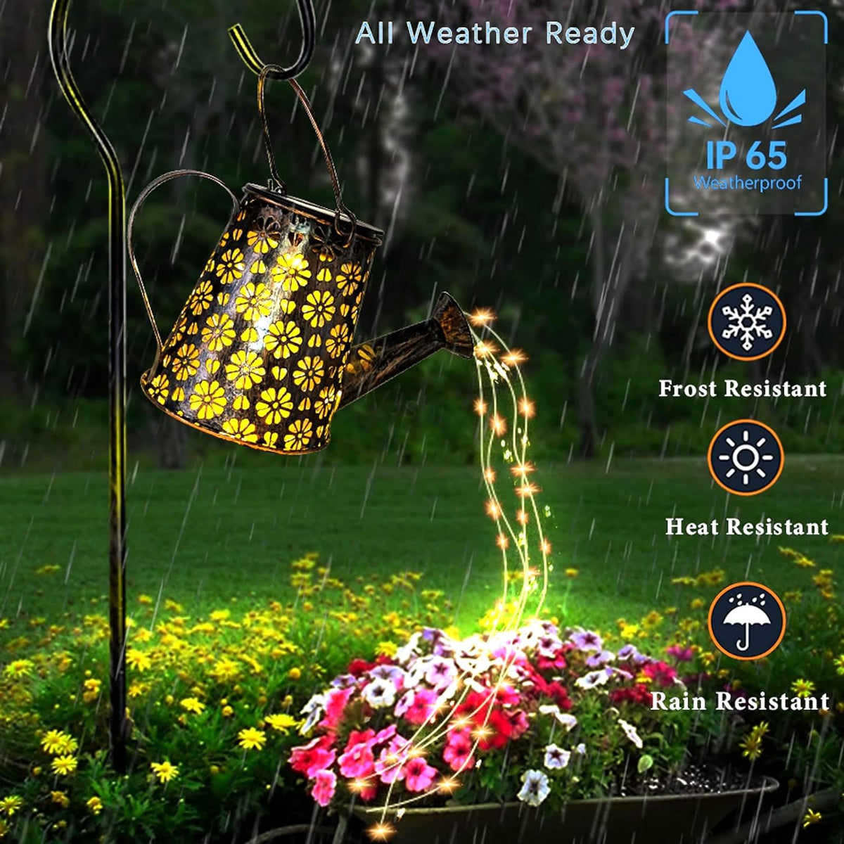 WTREEW waterproof garden decor light for rainproof outdoor illumination
