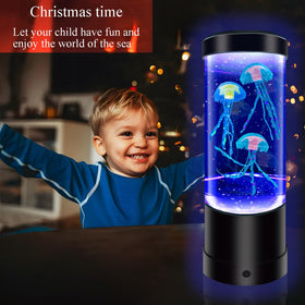 WTROESE Jellyfish Lamp enhances bedroom decor with ocean-inspired ambience.