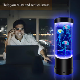 WTROESE Jellyfish Lamp suits office desks for a relaxing mood.