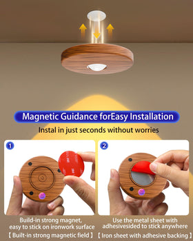 WTXPZM puck lights suit under cabinets and display shelves at home.