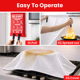 WUERLI emergency fire blanket pack supports quick response.
