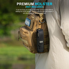 WUBEN C3 holster option for versatile carrying.