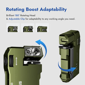 WUBEN G5 IP65 waterproof rating withstands outdoor conditions.