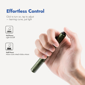 WUBEN PL01 rugged build resists corrosion and accidental drops.