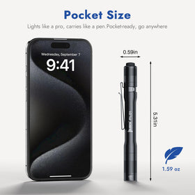 WUBEN PL01 USB-C charging view, quick recharge for on-the-go use.