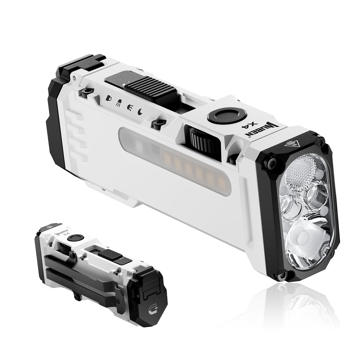 WUBEN X4 main light delivers 1500 lumens for outdoor visibility