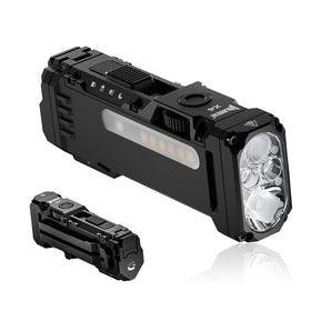 WUBEN X4 main beam up to 1500 lumens for outdoor visibility.