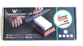 Water-based sharpening setup suitable for safe at-home use