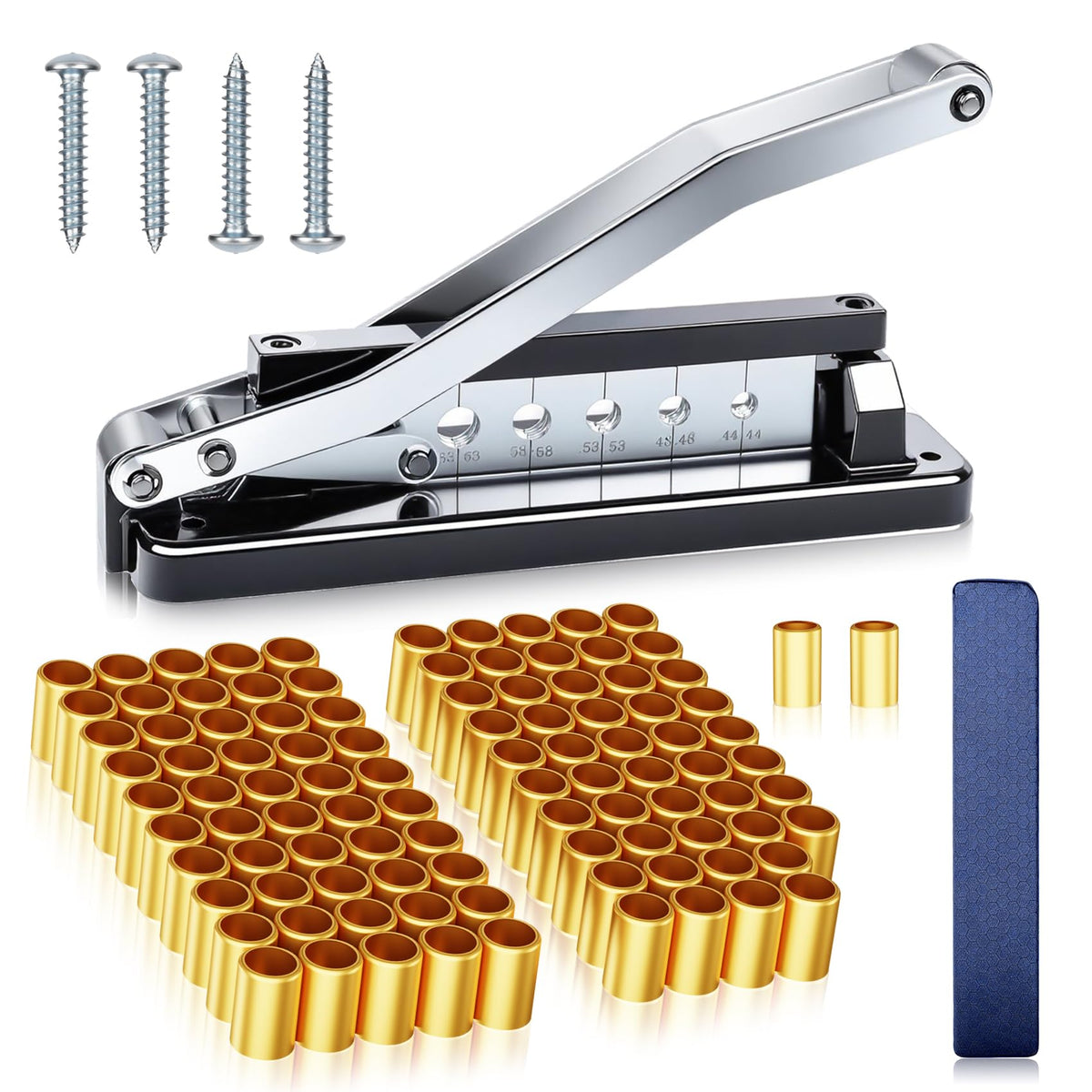 Wudey crimper kit dies for 1/4 inch hoses, precise crimp example