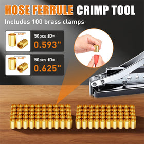Wudey crimper kit dies for 3/8 inch hoses, secure ends