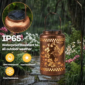 WUEAOA tabletop lantern brings warm glow to patios and tables