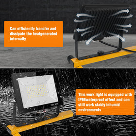Wufoty heat dissipation keeps the light cool during use