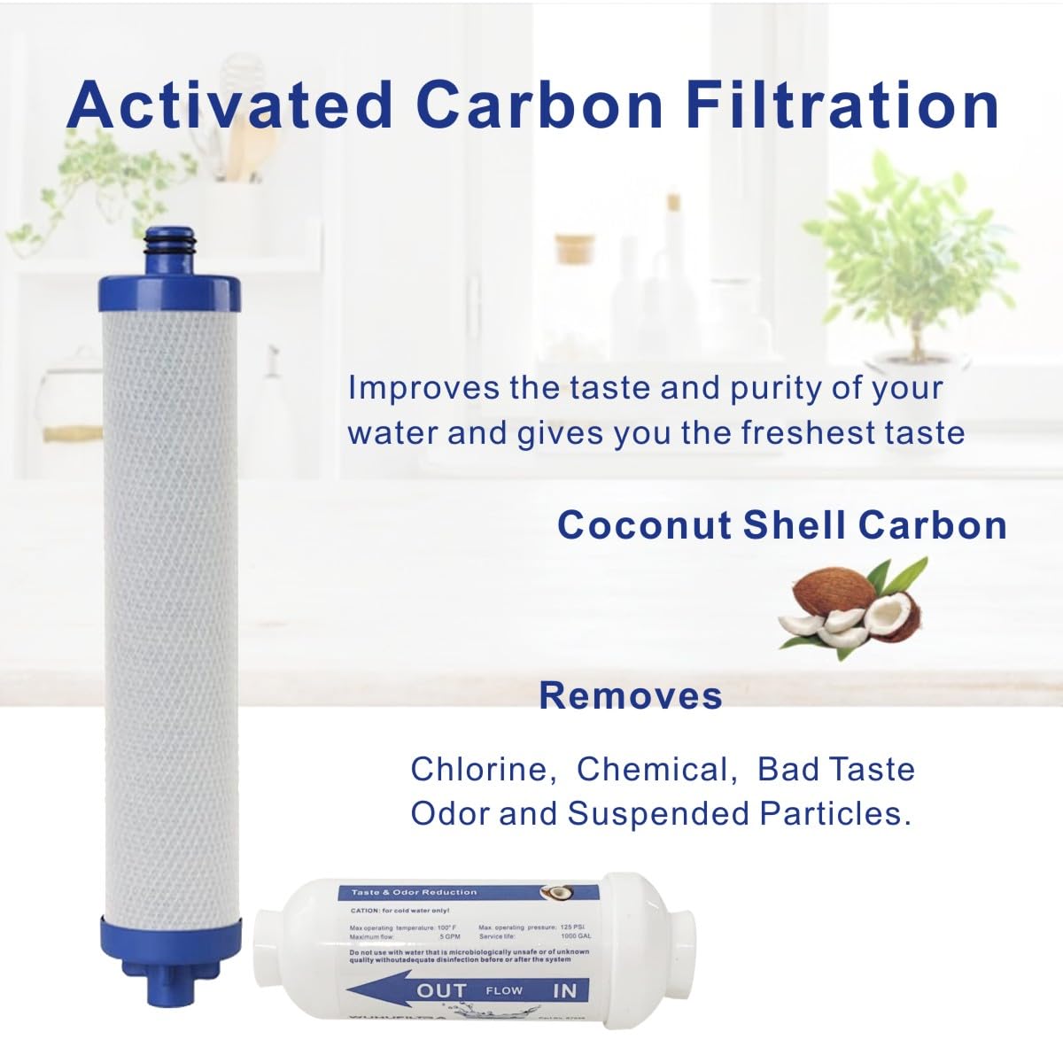 WUHUFILTRA 36 GPD TFC membrane element for efficient filtration.