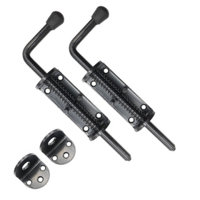 Wulankd black 2-pack latch pin closeup showing corrosion-resistant finish for outdoor use