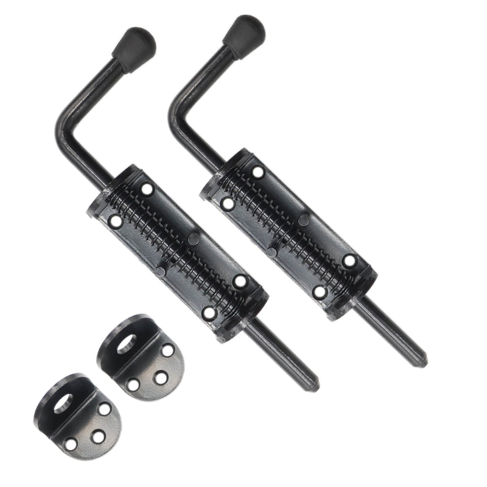 Wulankd black 2-pack latch pin closeup showing corrosion-resistant finish for outdoor use