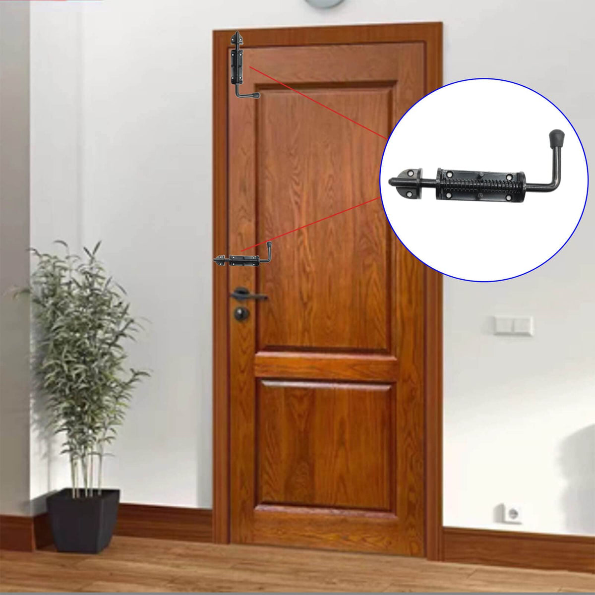 Wulankd corral-gate installation shows flexible mounting options