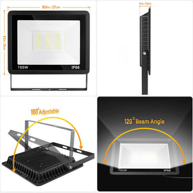 WuliFun 120-degree beam covers large outdoor areas efficiently.