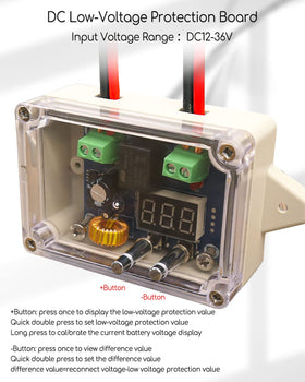 WUMZIJ ABS enclosure protecting the circuit from heat and dust exposure.