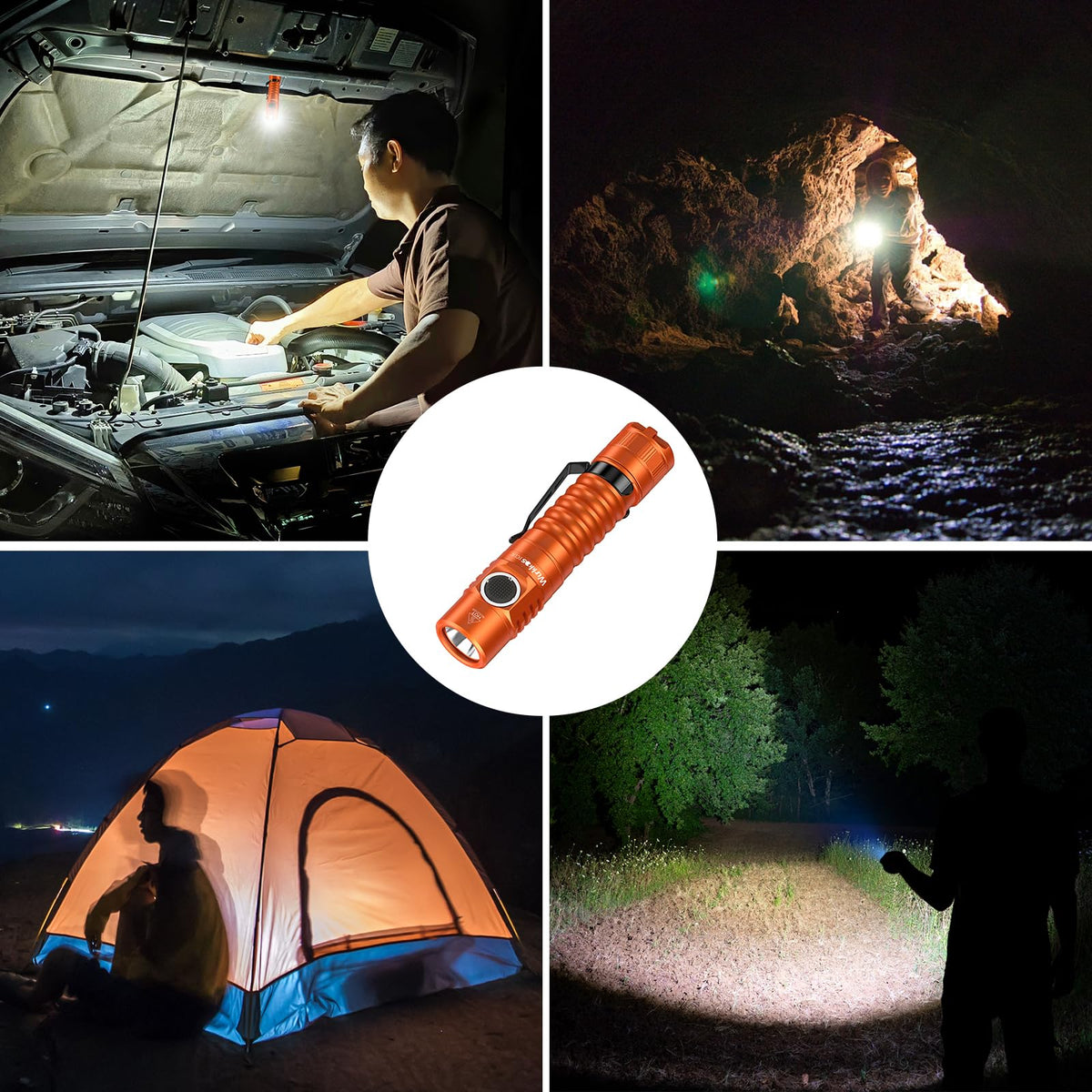 Wurkkos FC11C IP68-rated durability for rugged, wet conditions.