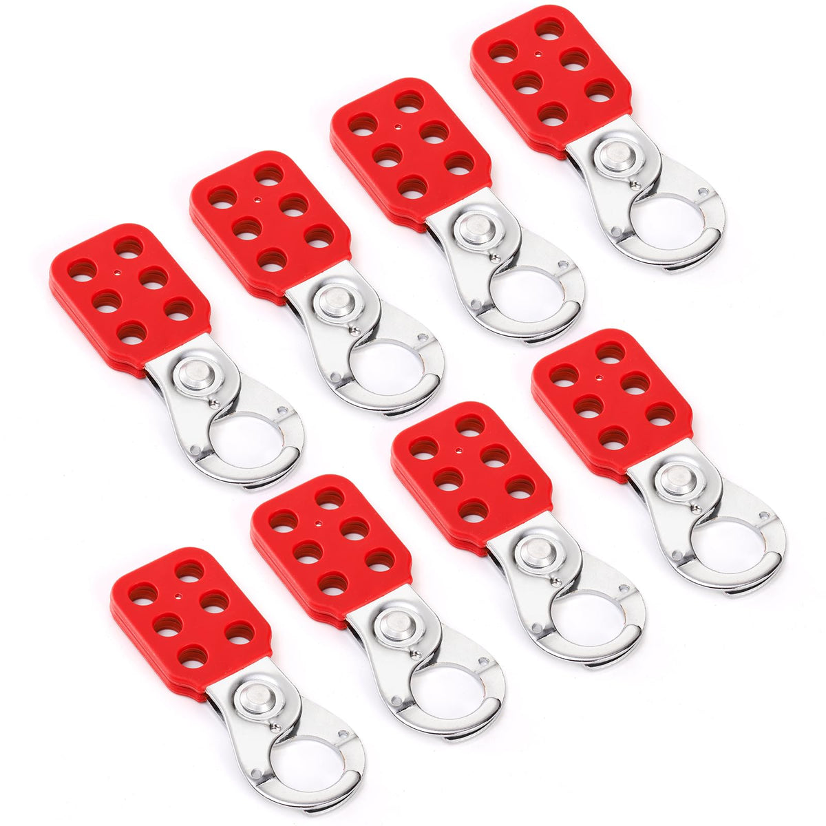 WUWEOT lockout hasp featuring chrome-plated steel jaw for durability