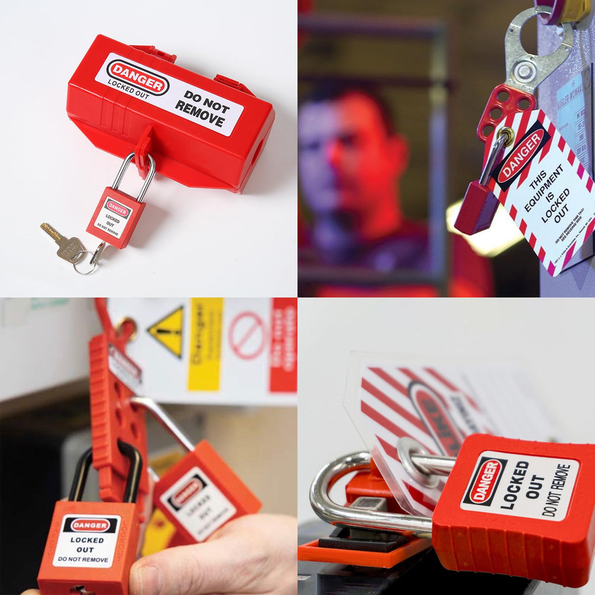 WUWEOT waterproof label resists rain and corrosion for clear danger reminders.
