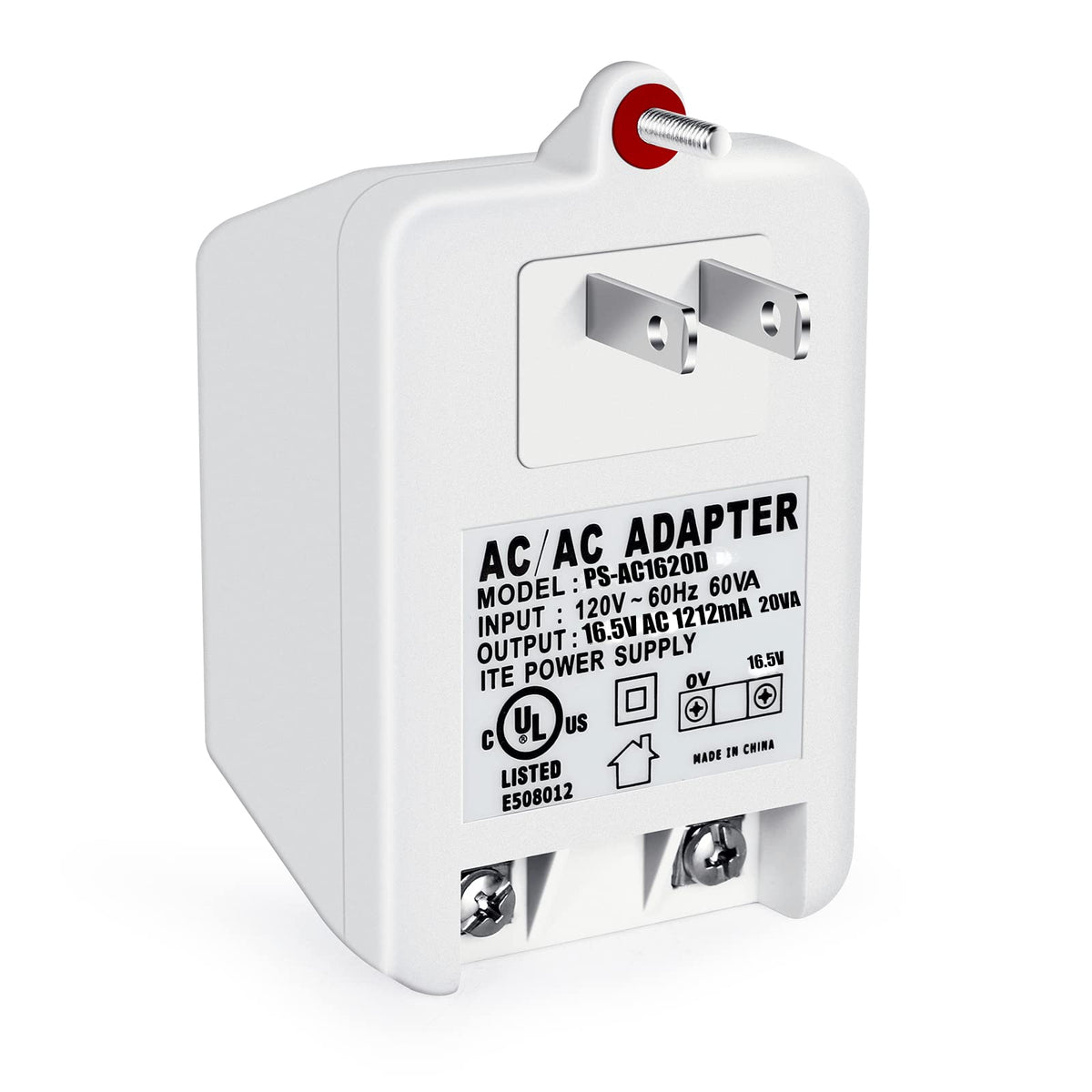 WUYELIN 16.5V transformer front view for easy doorbell setup