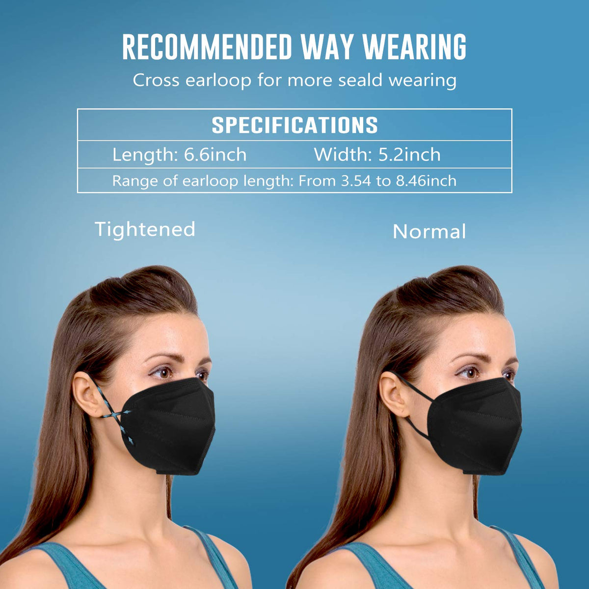 WWDOLL KN95 masks guard against dust pollen and haze.