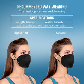WWDOLL KN95 masks guard against dust pollen and haze.
