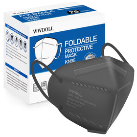 WWDOLL KN95 mask showing 3D design for secure, comfortable fit