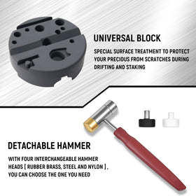 WWIREGEAR pin punch set with 40 sizes for versatile projects