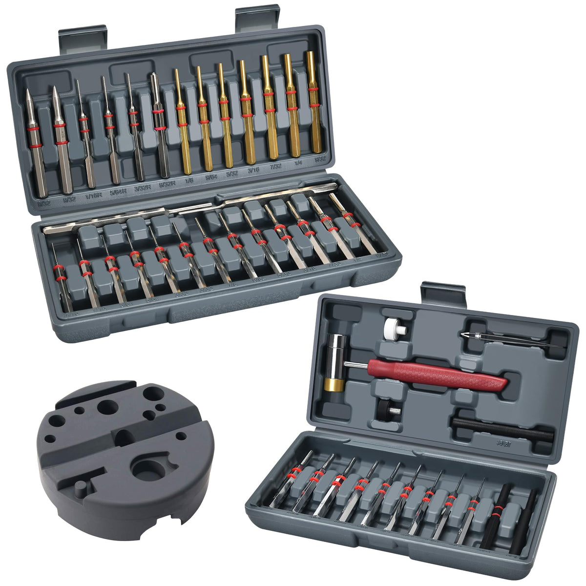 WWIREGEAR pin punch set brass punches for delicate metalwork