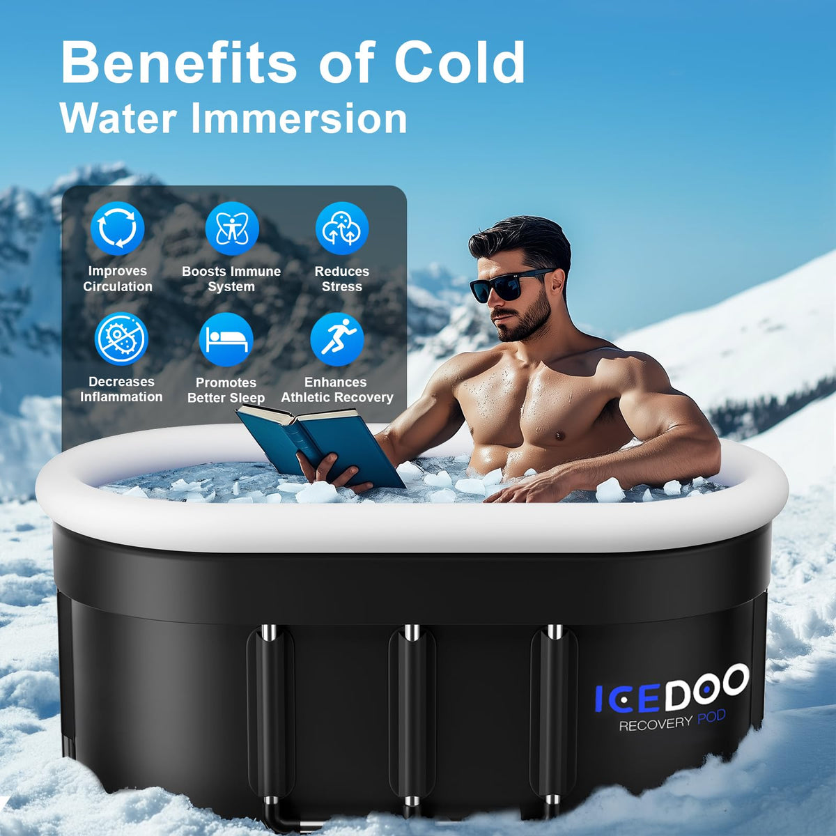 Wxtkkom air ring adds comfort during cold plunges