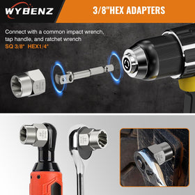 WYBENZ bolt extractor 13pcs covers a wide range of sizes.