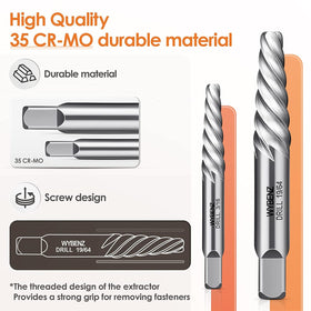 WYBENZ cobalt-hss-material-closeup: high wear resistance for repeated drilling.