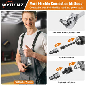 WYBENZ included extension and adapter accessories for versatile reach.