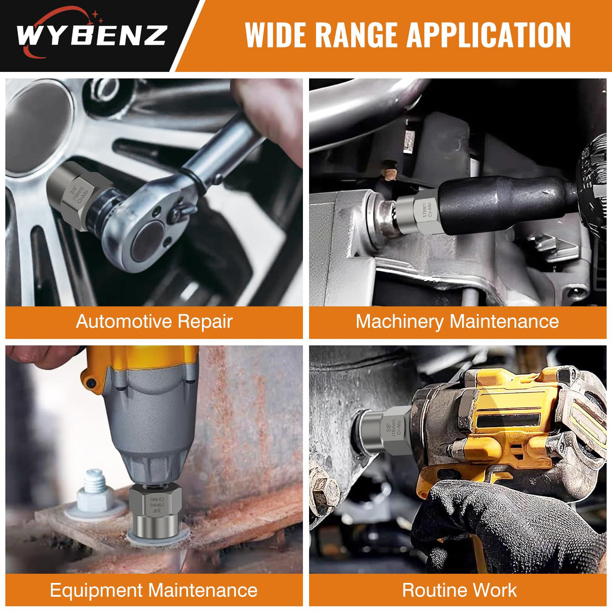 WYBENZ spiral flute extractors provide better bite and control.