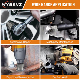 WYBENZ spiral flute extractors provide better bite and control.