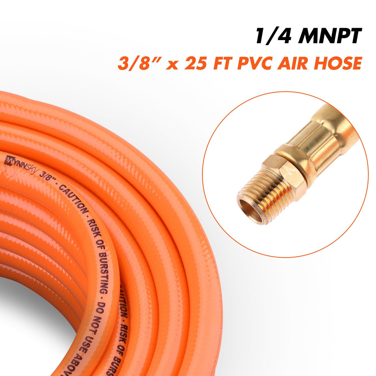 WYNNsky double MNPT connectors for secure attachments