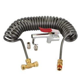 WYNNsky heavy duty air seat blow gun kit for trucks with PU coil hose