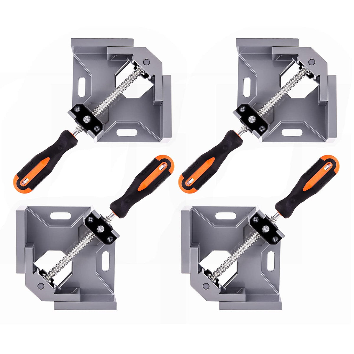 WYQYQ corner clamp demonstrates precise 90 degree joints for framing projects.