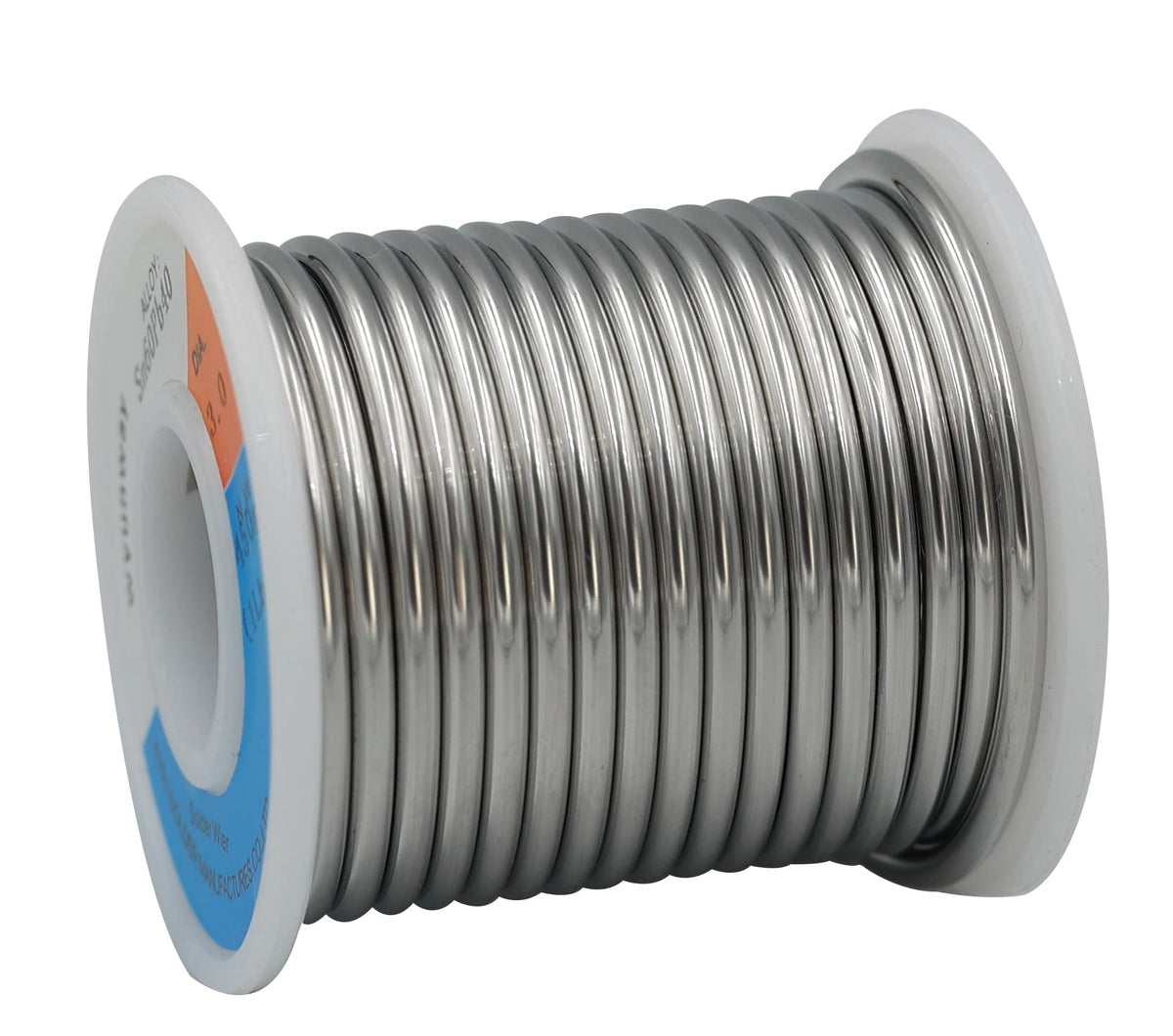 Close-up of Wyunway solder wire showing smooth flow for 1/8 inch seams.