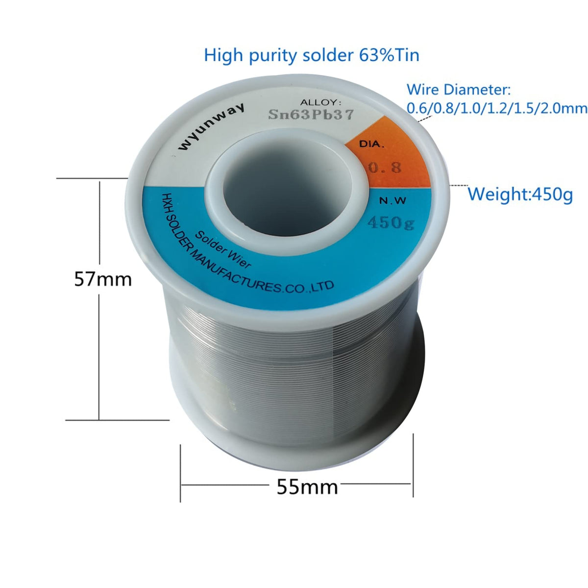 Wyunway solder wire demonstrates easy flow and strong joint formation.