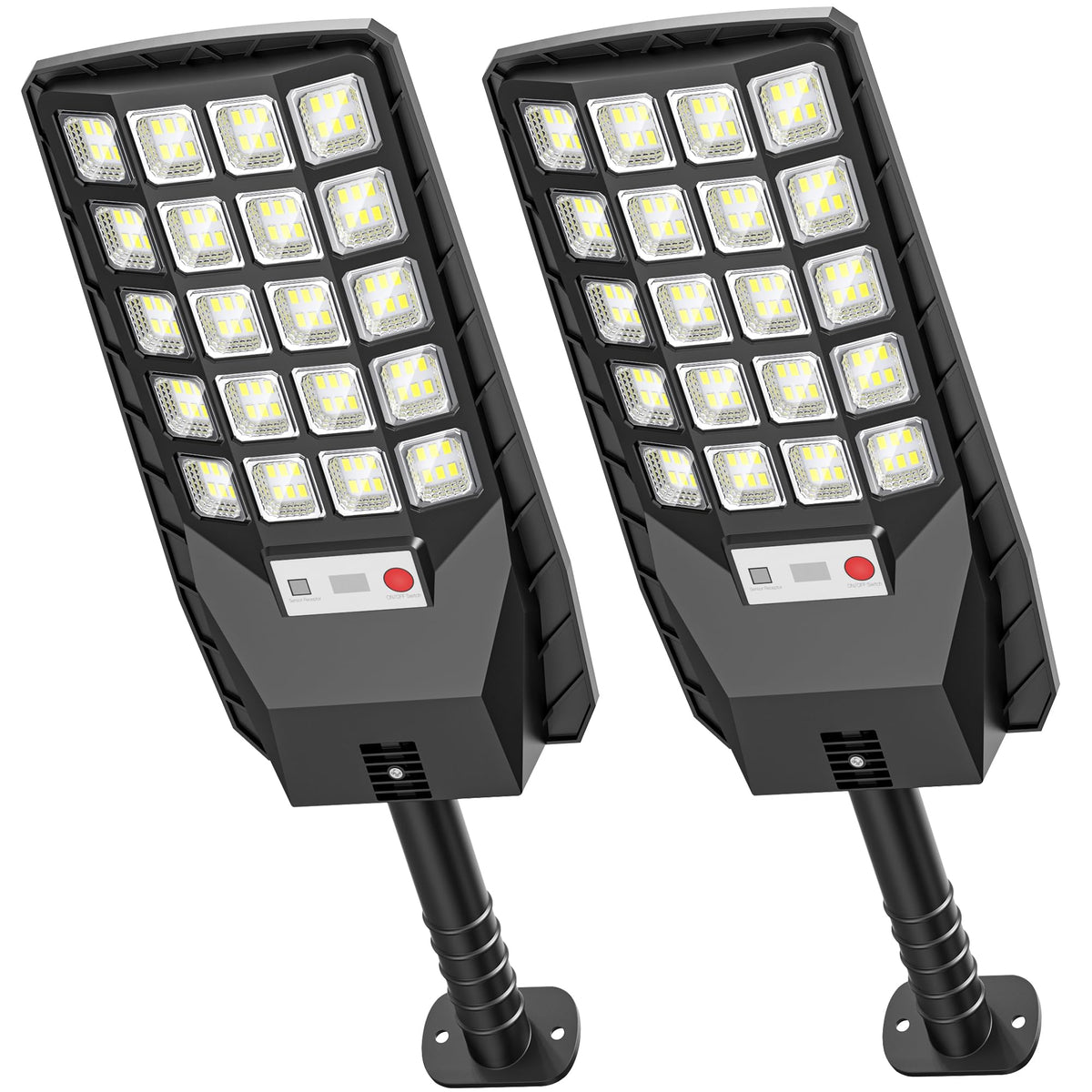 WYWNA solar lights outdoor with 320° wide angle beam for broad yard coverage.