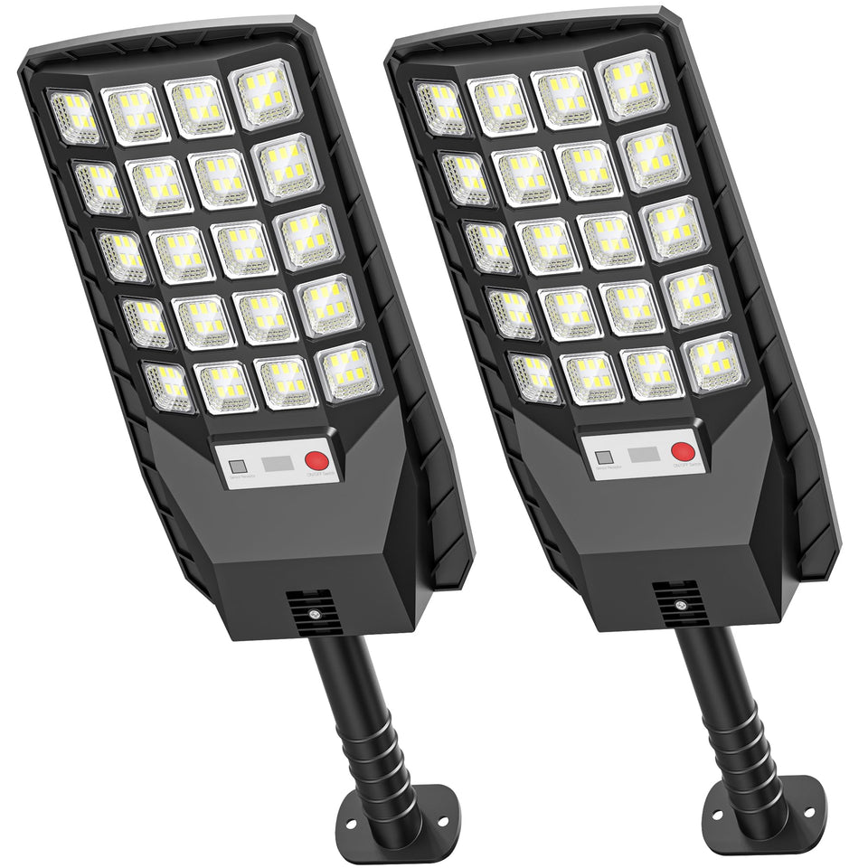 WYWNA solar lights outdoor with 320° wide angle beam for broad yard coverage.