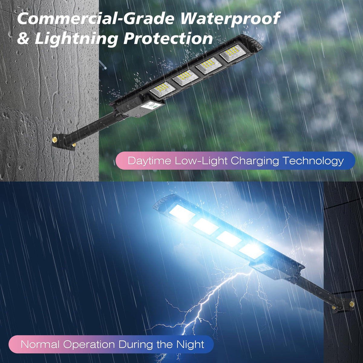 Wywna lights illuminate walkways and patios for safe evenings.