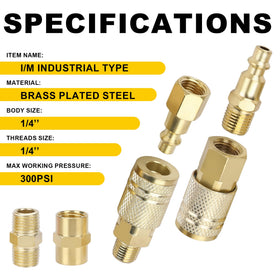 WYNNsky 1/4 FNPT plugs for reliable sealing in pneumatic systems