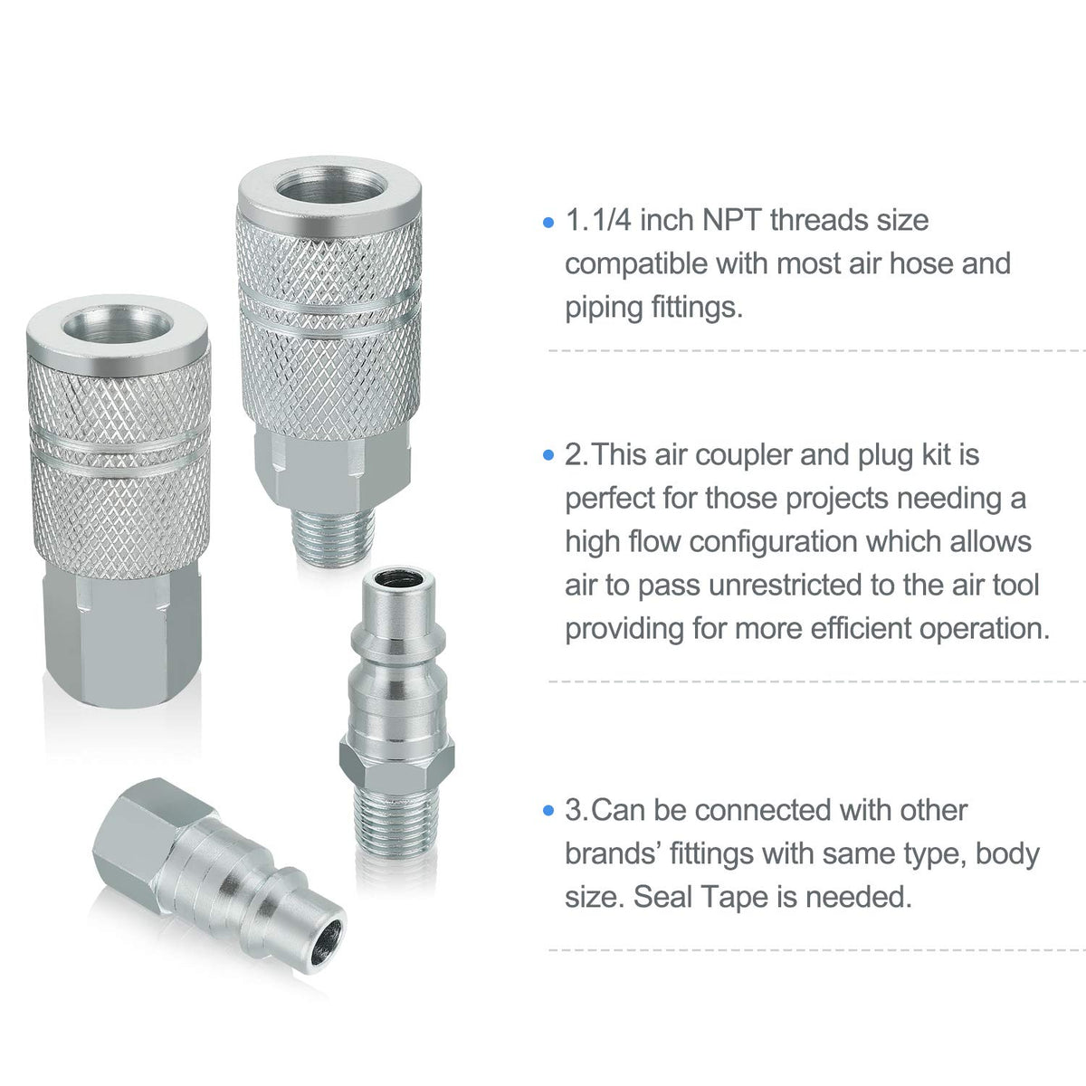 WYNNsky heat-treated steel plug provides corrosion resistance and extended life.