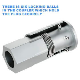 WYNNsky steel air fittings set offers durable, long-lasting performance.