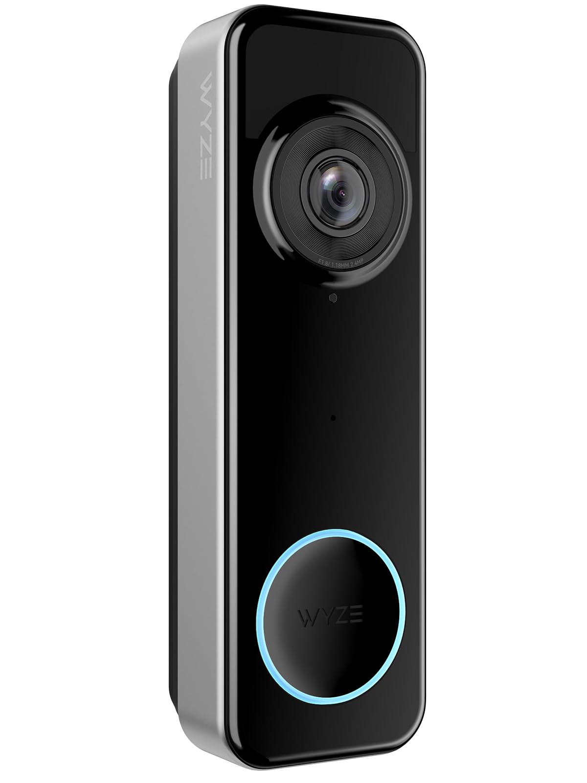 Wyze Battery Video Doorbell with 1:1 head-to-toe view captures porch visitors and packages clearly.