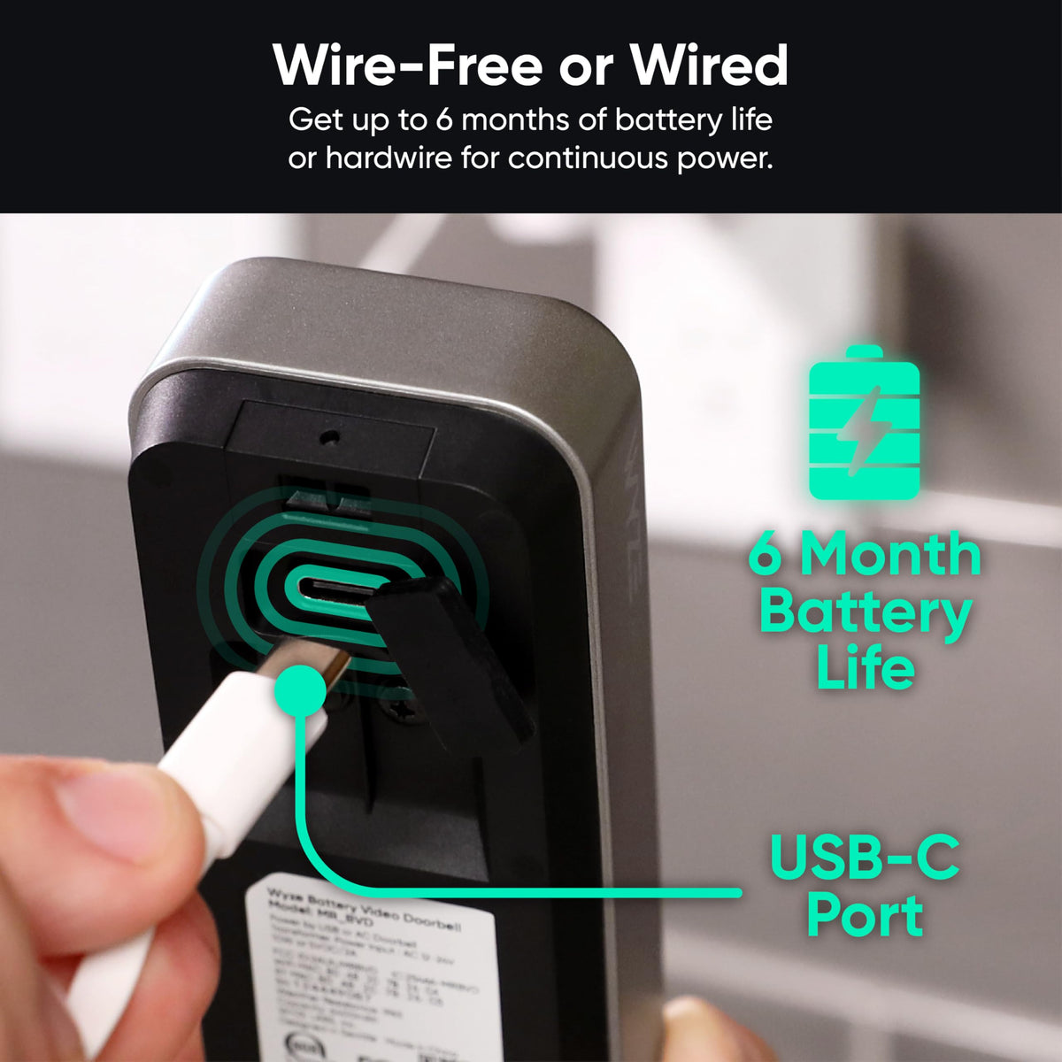Wyze doorbell supports microSD storage for local video without monthly fees.